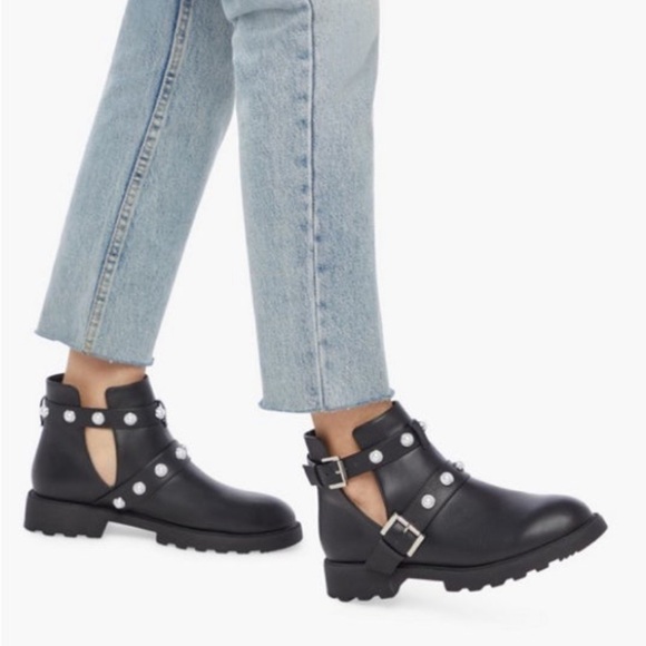 NWT Clarice Cut-Out Lug sole boot 7.5 - Picture 2 of 13